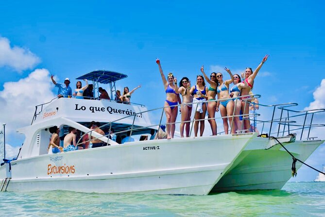 Private Catamaran Cruise with Slide & unlimited drinks - At a Glance