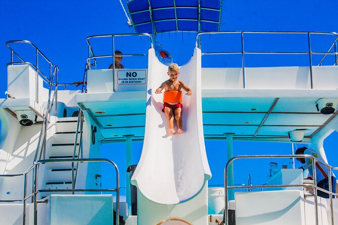 Private Luxury Party Boat with Slide - Bavaro Beach and the start of the boat trip
