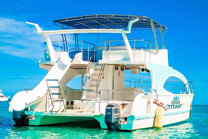 Private Tour in Boco Grande Punta Cana - The boat, slide, music, and crew