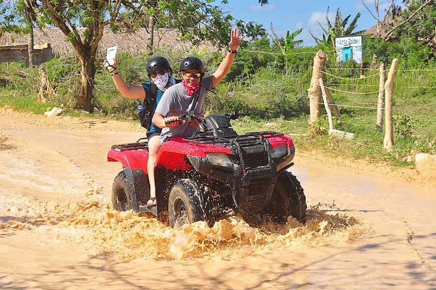 Punta Cana: ATV Adventure with Taino Cave and Macao Beach - From Punta Cana resorts to rural roads