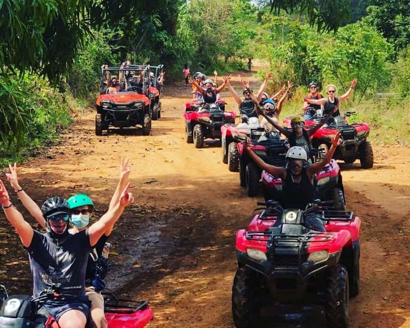 Punta Cana: ATV Tour with Coffee and Chocolate Tasting - Riding the back roads for about one hour