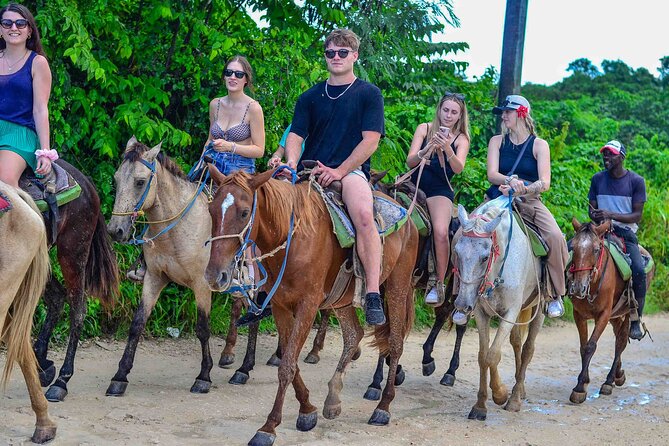 Punta Cana Beach Horseback Ride Paradise Coast Experience - The Water Cave and Macao Beach Stops