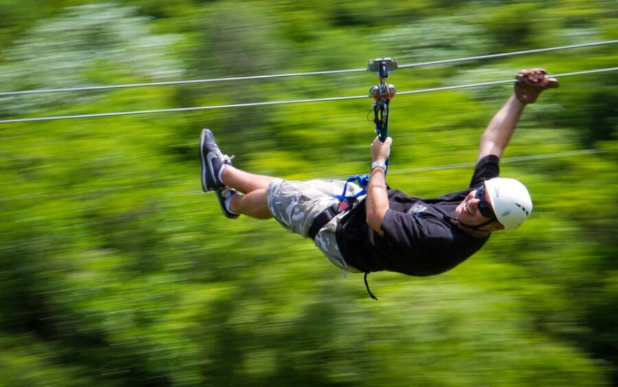 Punta Cana: Blue Hole and Scape Park Cap Cana Entry Ticket - Zip lines range from refreshing to full-throttle