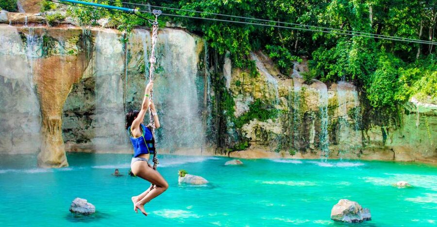 Punta Cana: Blue Hole and Scape Park Cap Cana Entry Ticket - Saltos Azules packs several short thrills together