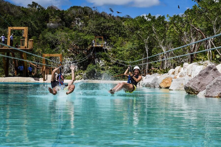 Punta Cana: Blue Hole and Scape Park Cap Cana Entry Ticket - Juanillo Beach offers a gentler finish