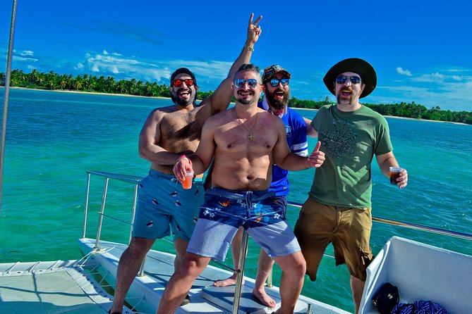 Punta Cana Booze Cruise with Snorkeling, Natural Pool & Open Bar - The natural pool and floating bar