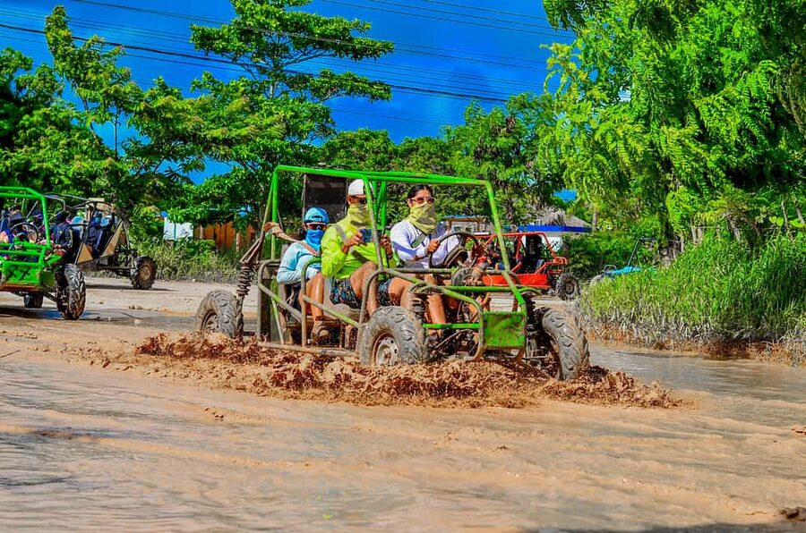 Punta Cana Buggy Tour with Cave, Macao Beach, and Mamajuana - Driving through rural Punta Cana