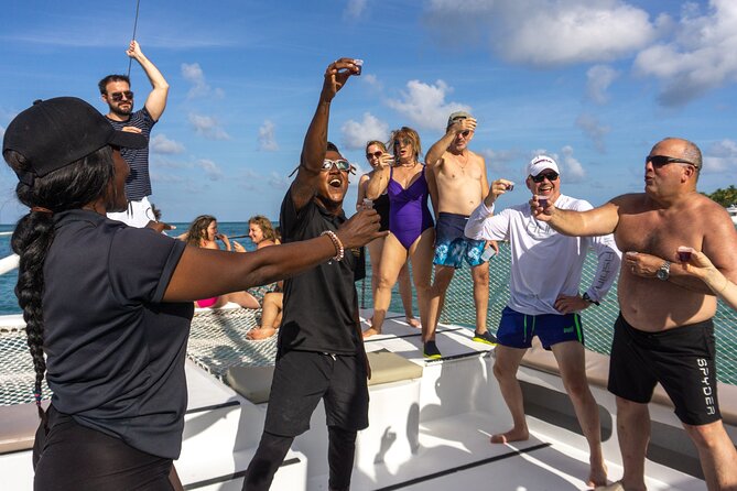 Punta Cana Catamaran Party– Snorkeling, Open Bar, Music & Pickup - From hotel pickup to Los Corales beach
