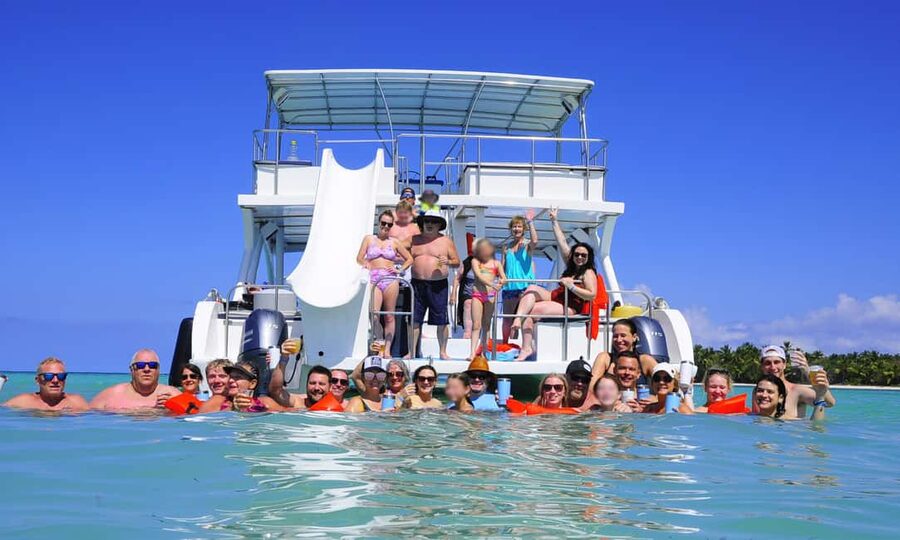 Punta Cana: Catamaran Tour with Reef Snorkeling and Open Bar - Snorkeling over a fish-filled reef