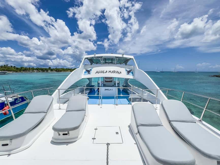 Punta Cana: Exclusive Private Catamaran Tour to Saona Island – VIP Service - Sailing south with music, shade, and an open bar
