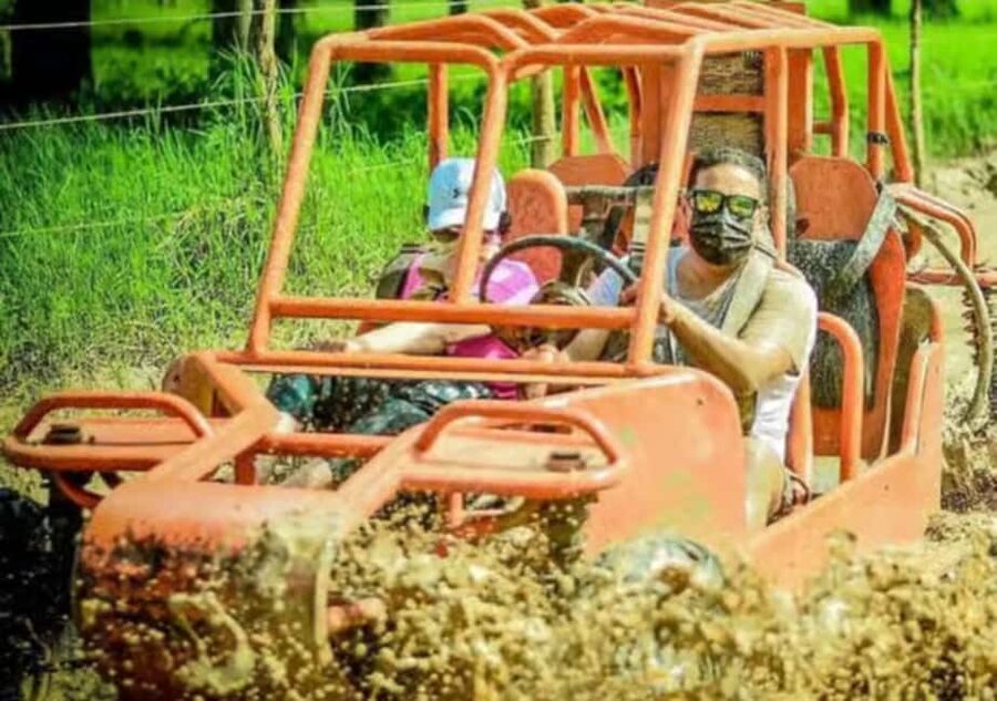 Punta Cana: Explore in Buggy ATV Tour Cenote Macao Beach - Riding private trails through the Dominican countryside