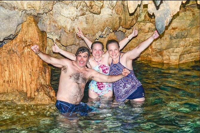 Punta Cana Family Wild Buggy Eco Adventure - Swimming at Los Hoyos del Salado
