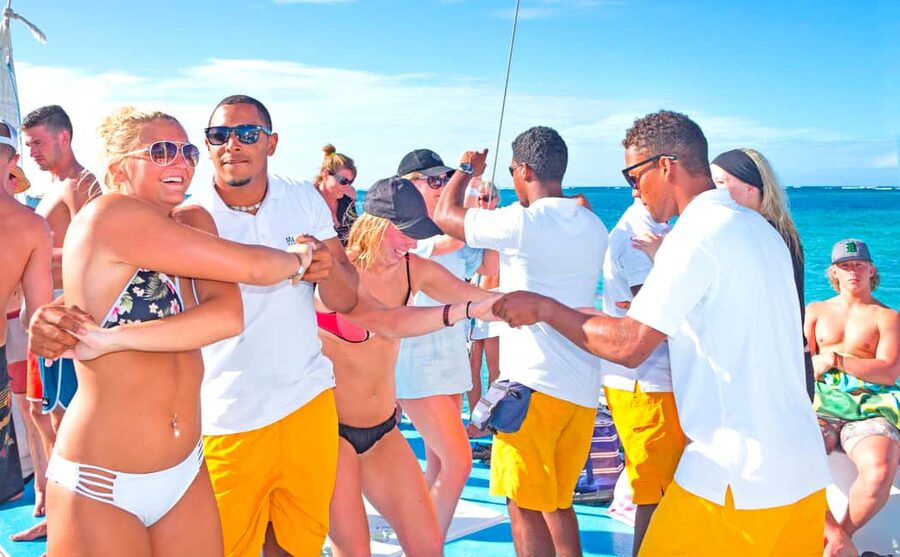 Punta Cana Happy Hour Sailing Cruise - Music, trampolines, and the ride back