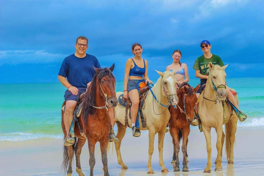 Punta Cana Horseback riding & Sunset + beach + free pick-up - Macao Beach, sunset, and the limits of beach time