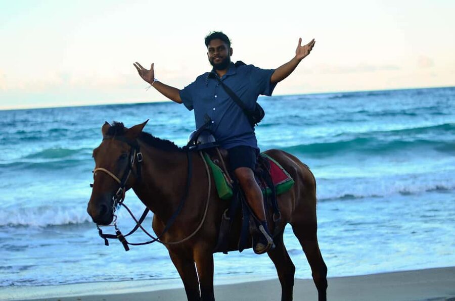 Punta Cana: Horseback Riding Tour with Sunset at Macao Beach - Through the trees and out to the beach