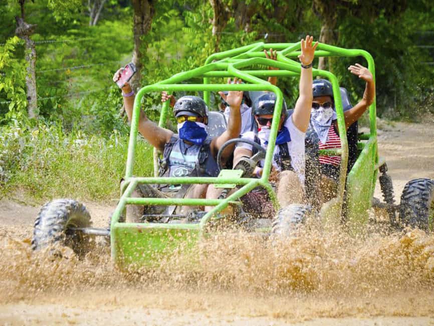 Punta Cana: Macao Beach Buggy Tour - Cooling off in Taína Cave