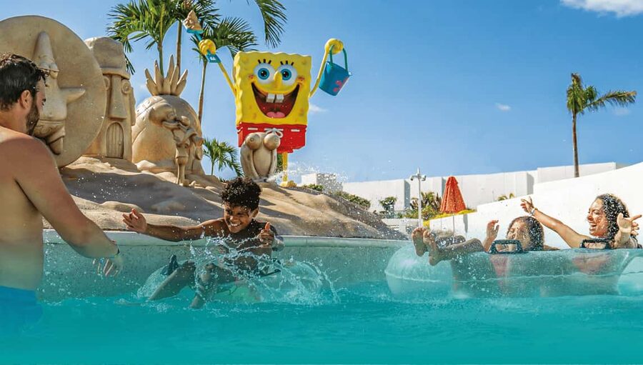 Punta Cana: Nickelodeon Aqua Nick Water Park Day Pass - Three water areas, three slides, and a lazy river