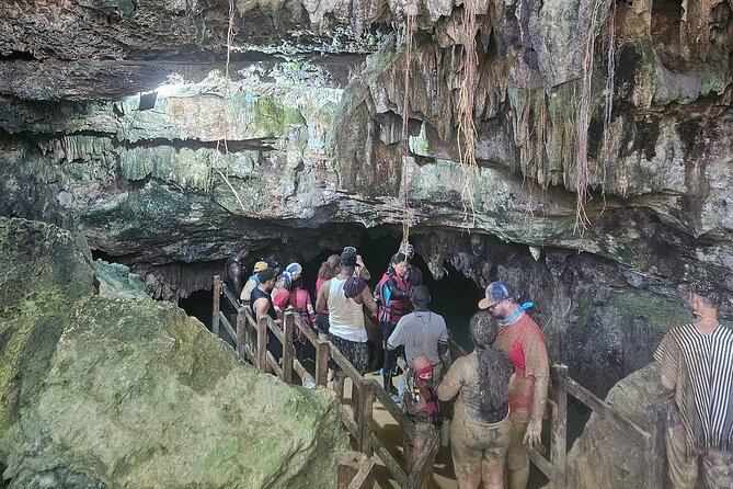 Punta Cana Off-Road Buggy Tour Macao Beach and Cave Experience - Entering Los Hoyos del Salado’s 25-foot cave