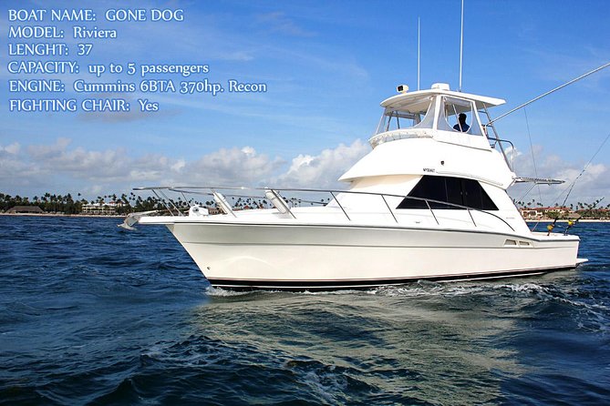 Punta Cana Offshore Deep Sea Fishing Charter - Four hours aboard a private Punta Cana fishing boat