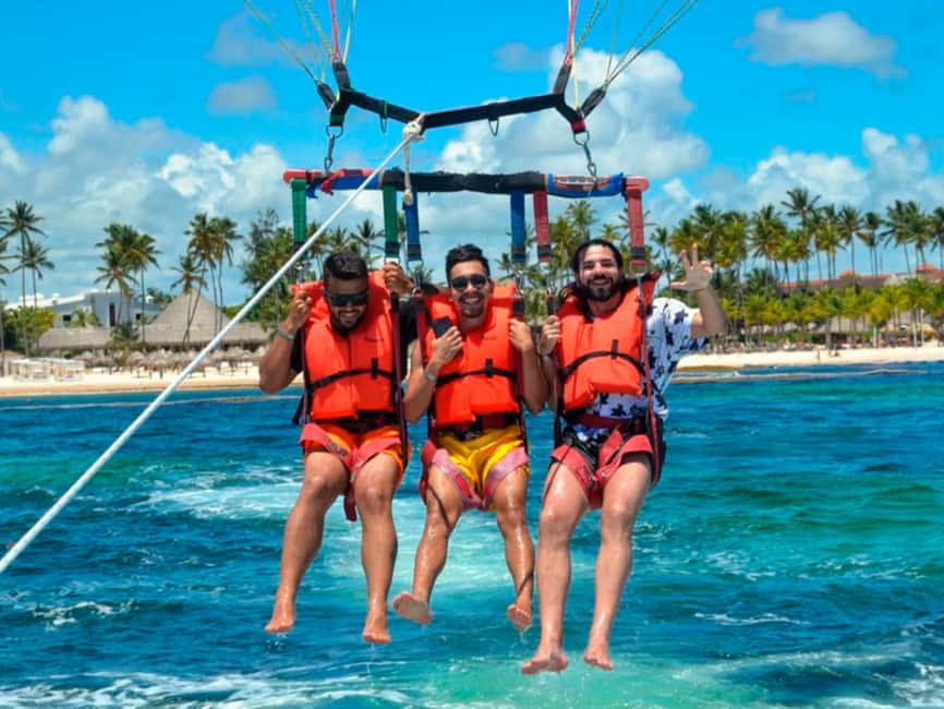 Punta Cana: Parasaling Adventure on the beach - What the hotel pickup adds to a short activity