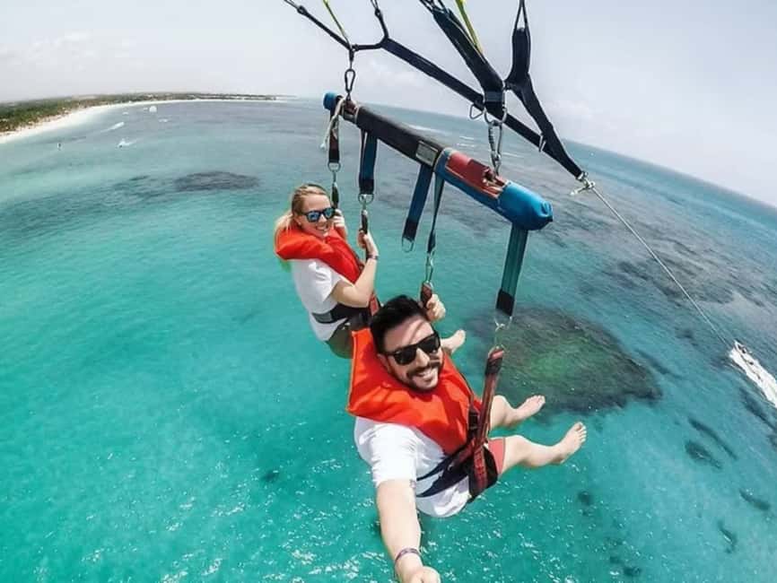 Punta Cana: Parasaling Adventure on the beach - The fifteen-minute flight and the view from above