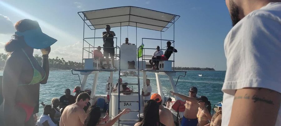 Punta Cana: Party Boat and Snorkeling Adventure - Cooling off in a natural pool