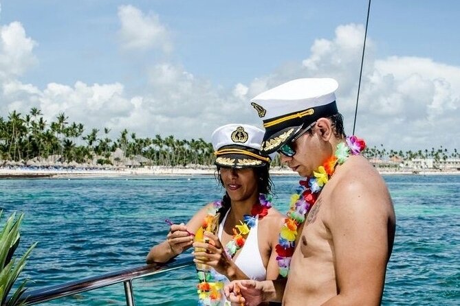 Punta Cana Party Boat Snorkeling with Music DJ and Open Bar - The natural pool or sandbar is the main party stop