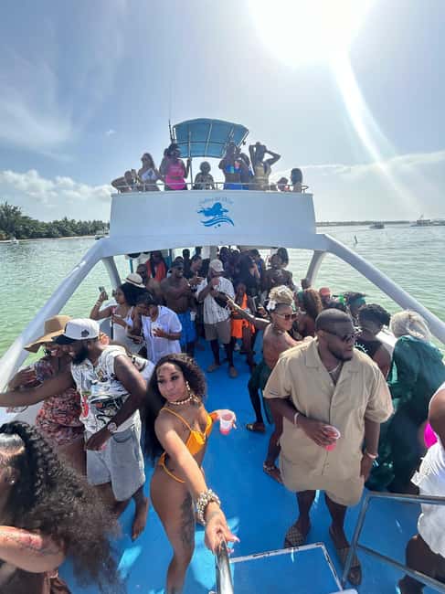 Punta Cana: Party Boat with Snorkeling, Open Bar And Hip Hop - A view toward Dolphin Island