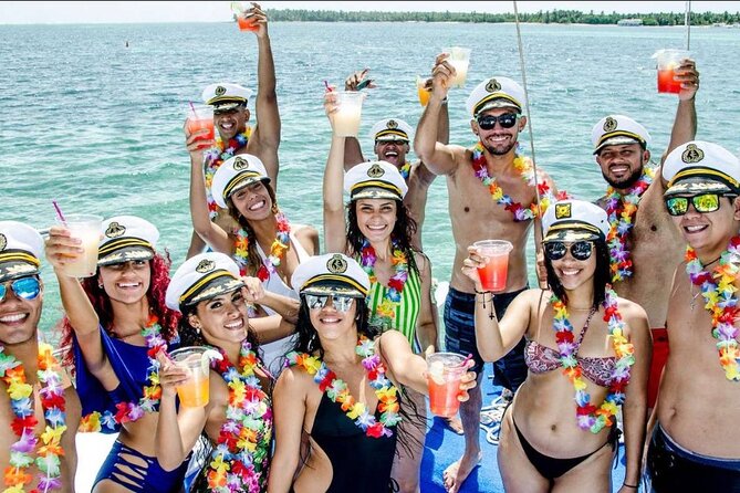 Punta Cana Party Booze Cruise, open bar, snorkeling Only Adult - Music, dancing, and group size