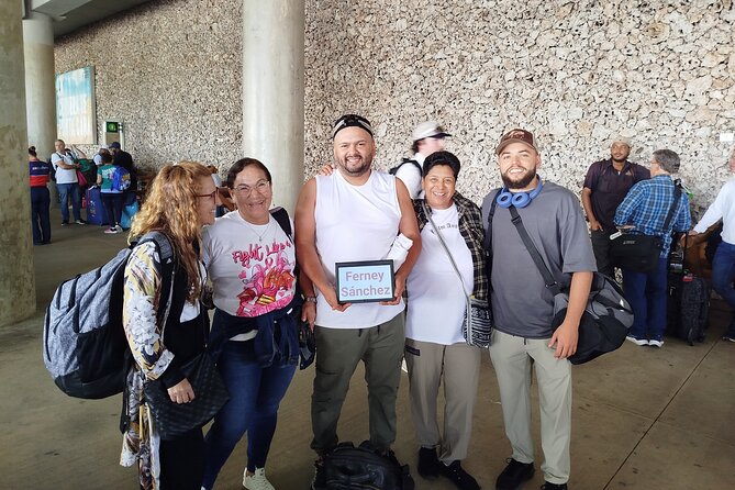 Punta Cana Private Airport Tranfers Service To Hotel - Finding your driver with a name banner