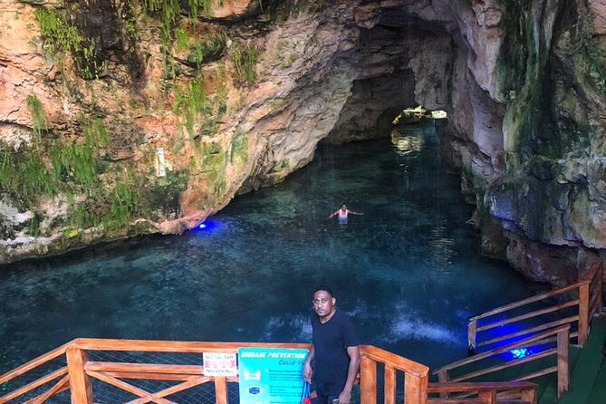 Punta Cana Private off-road buggy ride adventure - The private cave and cool water stop