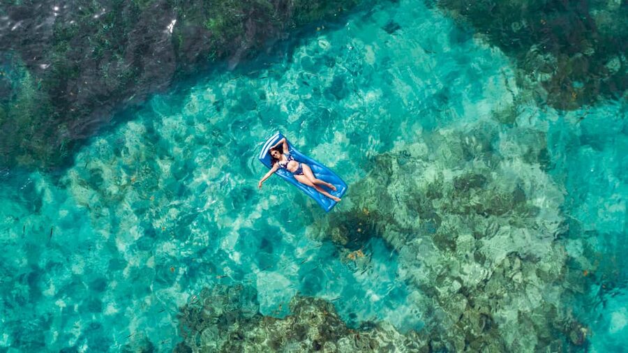 Punta Cana: Reef Explorer Access w/ Sharks & Stingrays Swim - Floating hammocks and the treatment menu