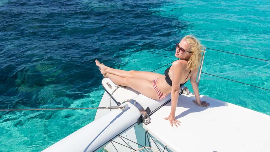 Punta Cana: Saona Island Catamaran Tour with Food & Open Bar - Speedboat out, catamaran back