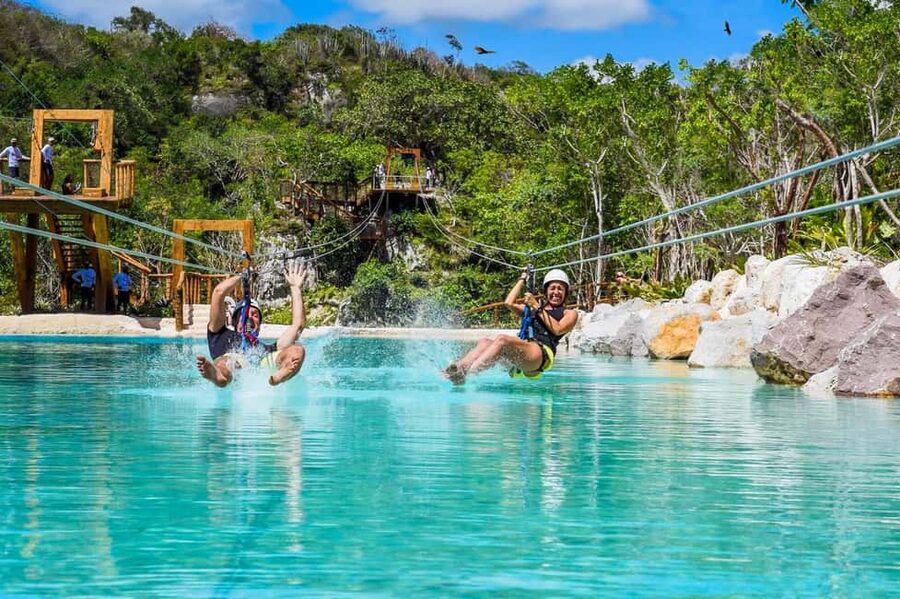 Punta Cana: Scape Park Entry for Cenote, Zip Lines, & Caves - From Punta Cana Hotel Lobby to the Jungle