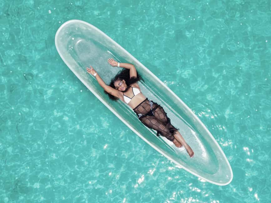 Punta Cana: Single Clear Kayak Photoshoot - What is included for your comfort