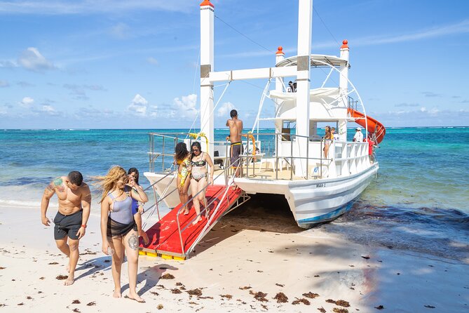Punta Cana Slide Boat (Medium Group) - The boat, deck space, and onboard slide