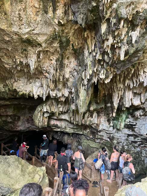 Punta Cana: Wild Off-Road Dune Buggy Adventure - A cenote swim in clear underground water