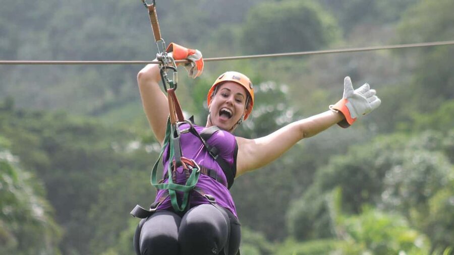 Punta Cana: Zip Line Adventure with Hotel Pickup - What the zip line circuit feels like