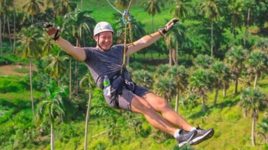 Punta Cana: Zip Line Adventure with Suspension Bridge - From Punta Cana resorts to Anamuya ranch country