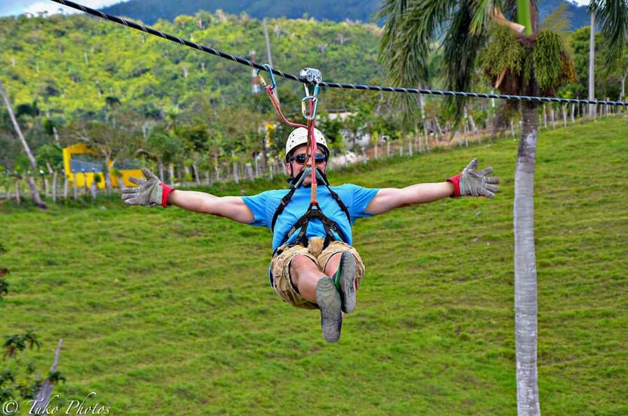 Punta Cana: Zip Line Adventure with Suspension Bridge - What the one-hour zip line session feels like