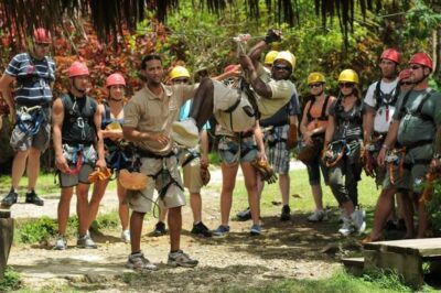 Zip-Lining 12 Cables