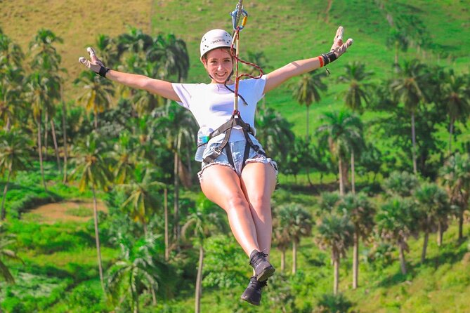 Punta Cana Zipline Adventure with Buggies and Horseback Riding - Ziplining through the jungle requires more effort than you expect