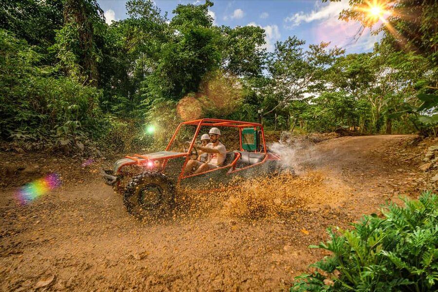 Punta Cana: Zipline, Chairlift, Buggy & Horse Ride Adventure - Mud, engines, and the private buggy circuit