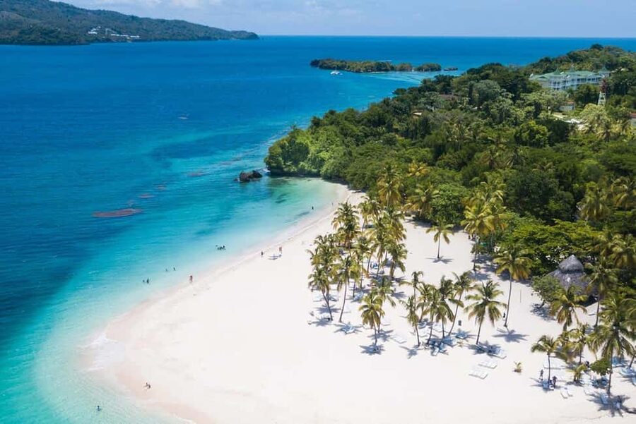 Samana Whale watching and Bacardi Island from Punta Cana - Swimming beneath Limón Waterfall