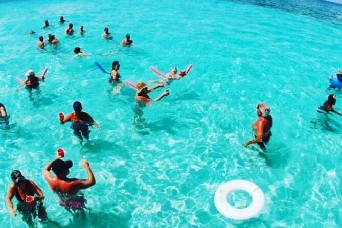 Sand Bar Punta Cana, Snorkeling, Party Boat, Booze Cruise Party - Swimming at the iconic sandbar