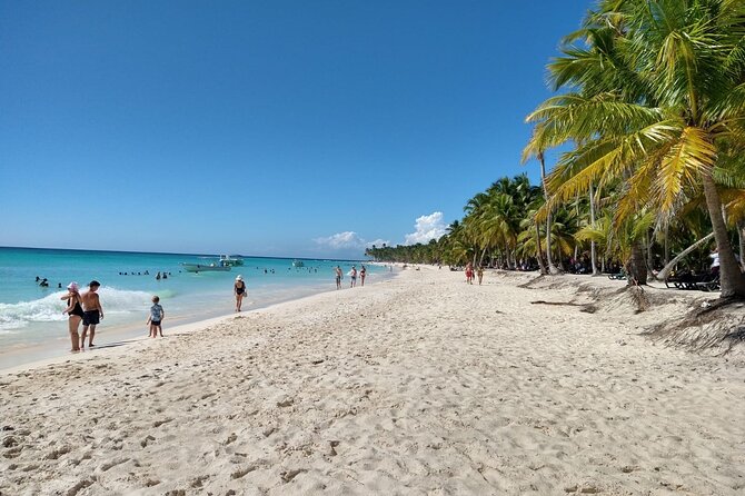 Saona Island Catamaran For Small Group Hotel Pick Food Drink - Lunch, drinks, and what the price covers