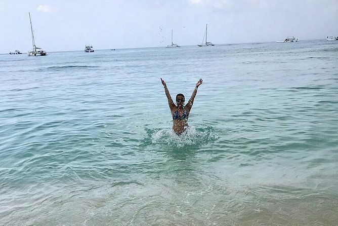 Saona Island Full Day From Punta Cana - The catamaran ride along the national park coast
