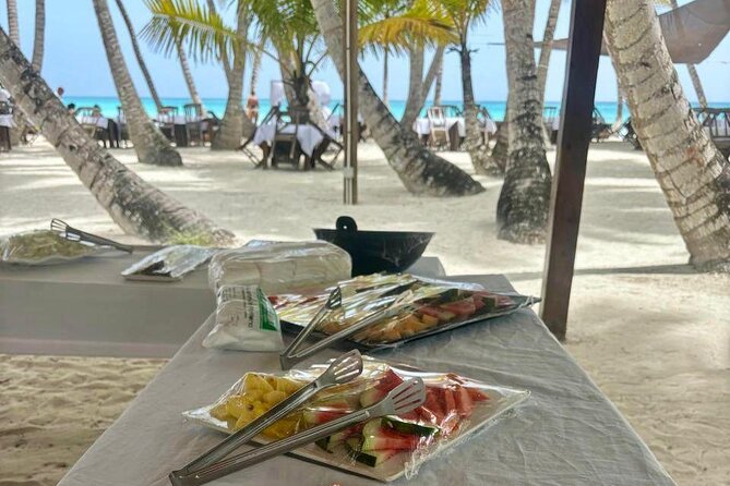 Saona Island Full Day Tour with Buffet Lunch, Paella, & Open Bar - Speedboat departure at Bayahibe