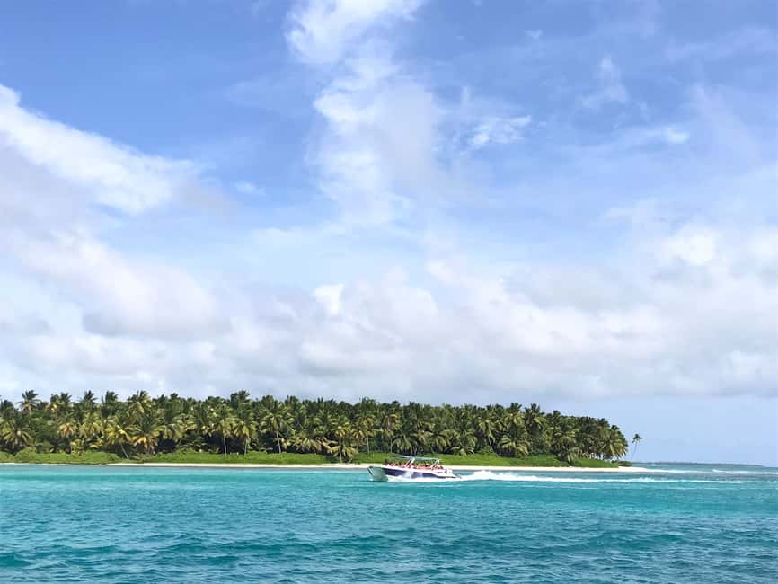 Saona Island Tour All Inclusive Speedboat and Catamaran - The long road from Punta Cana to Bayahibe