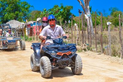 Small group ATV Adventure to Water Cave and Macao Beach